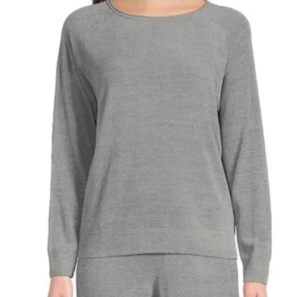 Barefoot Dreams Cozychic Ultra Lite Jersey Pullover & Wide-Leg Pant Lounge XL